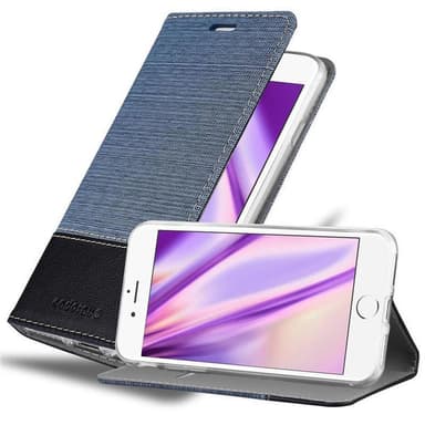 iPhone 6 / 6S Suojakuori Lompakkokotelo (Sininen)