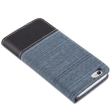 iPhone 6 / 6S Suojakuori Lompakkokotelo (Sininen)