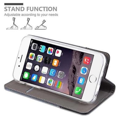 iPhone 6 / 6S Suojakuori Lompakkokotelo (Sininen)