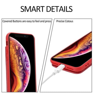 Suojakuori iPhone X / XS Kotelo (Punainen)