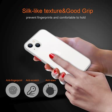 iPhone 14 Suojakuori Kotelo (Läpinäkyvä)