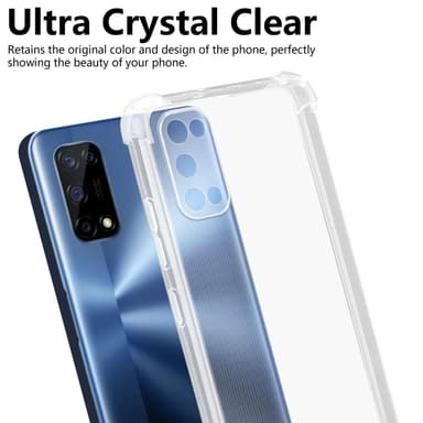Realme 7 5G Suojakuori Kotelo (Läpinäkyvä)