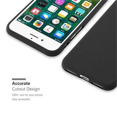 Suojakuori iPhone 7 / 7S / 8 / SE 2020 Kotelo (Musta)