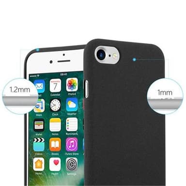 Suojakuori iPhone 7 / 7S / 8 / SE 2020 Kotelo (Musta)