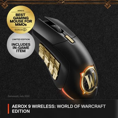SteelSeries Aerox 9 langaton pelihiiri (WOW Limited Edition)