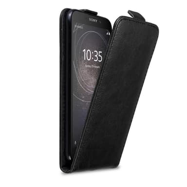 Sony Xperia L2 Suojakuori Lompakkokotelo (Musta)