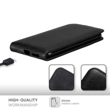 Sony Xperia L2 Suojakuori Lompakkokotelo (Musta)