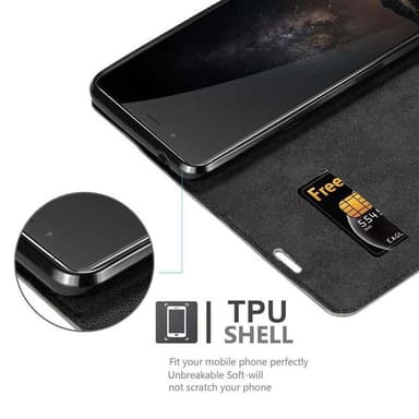 ZTE Nubia Z11 MAX Suojakuori Lompakkokotelo (Ruskea)