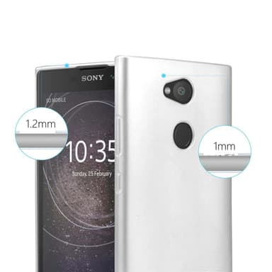 Sony Xperia L2 Suojakuori Kotelo (Hopea)