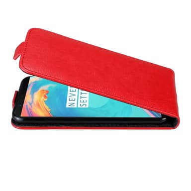 OnePlus 5T Suojakuori Lompakkokotelo (Punainen)