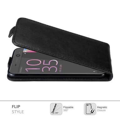 Sony Xperia XA Suojakuori Lompakkokotelo (Musta)