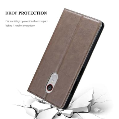 ZTE Nubia Z11 MAX Suojakuori Lompakkokotelo (Ruskea)