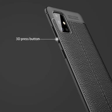 Samsung Galaxy A71 4G Suojakuori Cover (Musta)