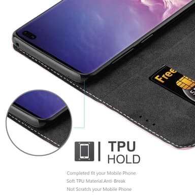 Samsung Galaxy S10 PLUS Suojakuori (Vaaleanpunainen)