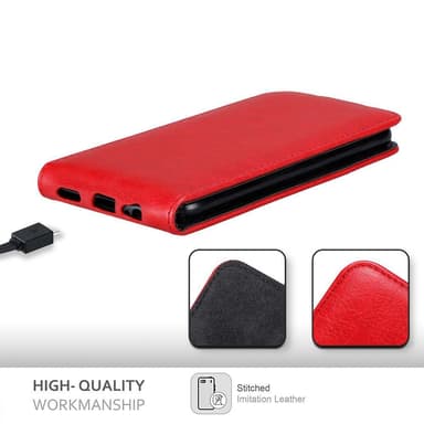 OnePlus 5T Suojakuori Lompakkokotelo (Punainen)