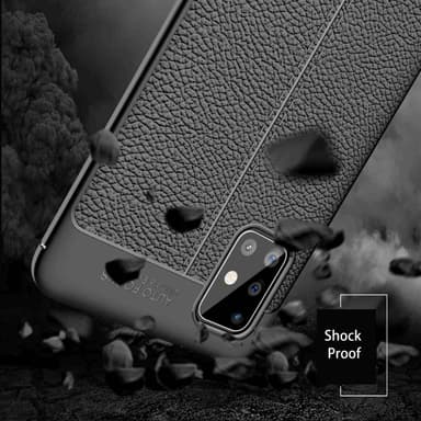 Samsung Galaxy A71 4G Suojakuori Cover (Musta)