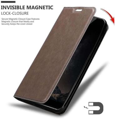 ZTE Nubia Z11 MAX Suojakuori Lompakkokotelo (Ruskea)