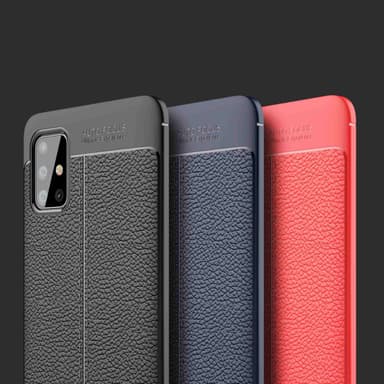 Samsung Galaxy A71 4G Suojakuori Cover (Musta)