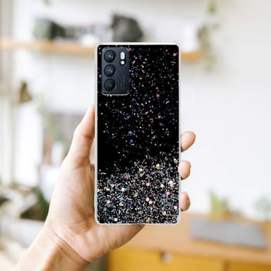 Oppo Reno6 5G Suojakuori Kotelo (Musta)