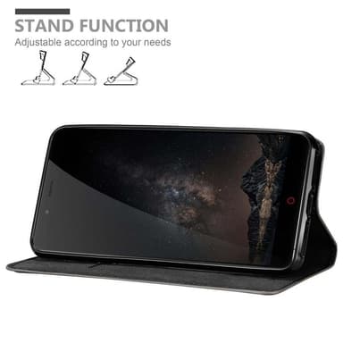 ZTE Nubia Z11 MAX Suojakuori Lompakkokotelo (Ruskea)