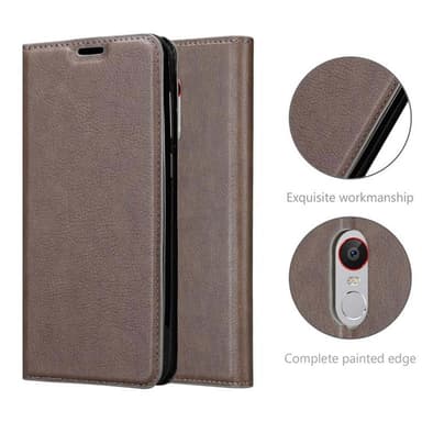 ZTE Nubia Z11 MAX Suojakuori Lompakkokotelo (Ruskea)