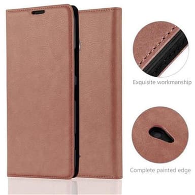 Nokia Lumia 1320 Suojakuori Lompakkokotelo (Ruskea)