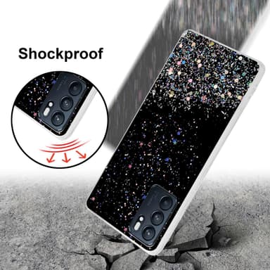 Oppo Reno6 5G Suojakuori Kotelo (Musta)