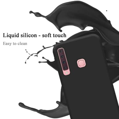 Samsung Galaxy A9 2018 Suojakuori Kotelo (Musta)