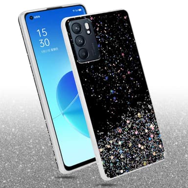 Oppo Reno6 5G Suojakuori Kotelo (Musta)