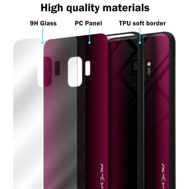 Samsung Galaxy S9 Suojakuori Kotelo (Vaaleanpunainen)