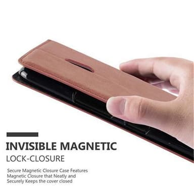 Nokia Lumia 1320 Suojakuori Lompakkokotelo (Ruskea)
