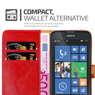 Nokia Lumia 520 / 521 Suojakuori Lompakkokotelo