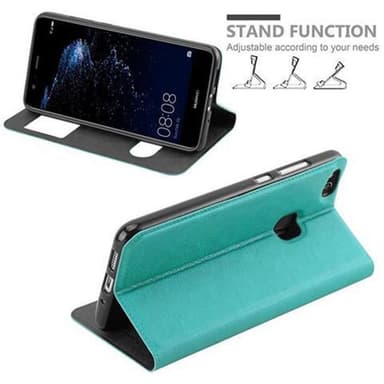 Lompakkokotelo Huawei P10 LITE Case (Turkoosi)