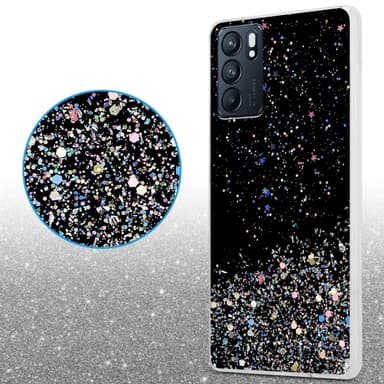 Oppo Reno6 5G Suojakuori Kotelo (Musta)