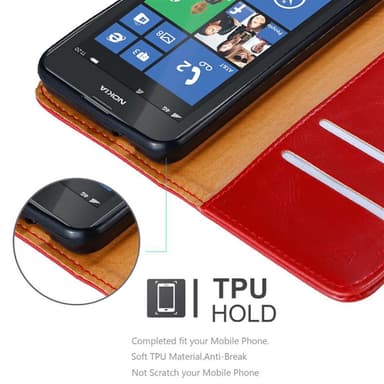 Nokia Lumia 520 / 521 Suojakuori Lompakkokotelo