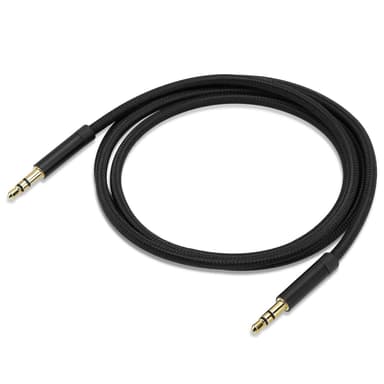 Aux-kabel 3.5 mm ljudkabel 1m Stereojackkabel