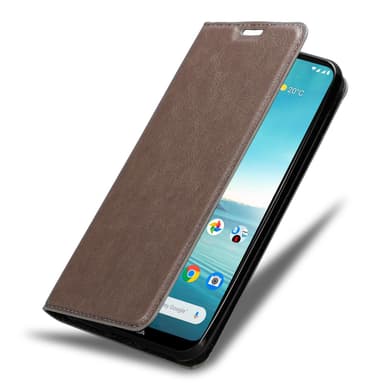 Nokia 3.4 Suojakuori Lompakkokotelo (Ruskea)