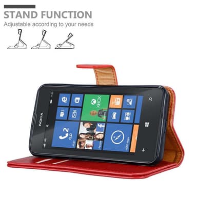 Nokia Lumia 520 / 521 Suojakuori Lompakkokotelo