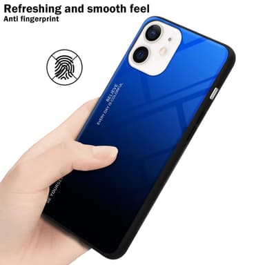 Suojakuori iPhone 12 MINI Kotelo (Musta)