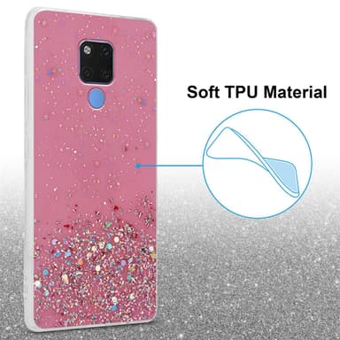 Huawei MATE 20 Suojakuori Kotelo (Vaaleanpunainen)