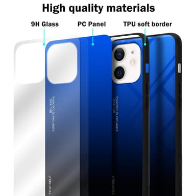 Suojakuori iPhone 12 MINI Kotelo (Musta)