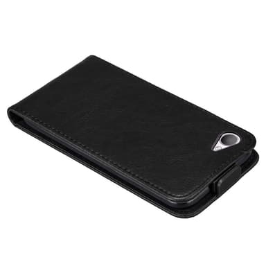 HTC Desire 12 Suojakuori Lompakkokotelo (Musta)