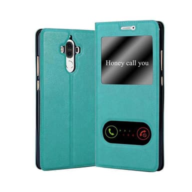 Lompakkokotelo Huawei MATE 9 Case (Turkoosi)
