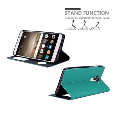 Lompakkokotelo Huawei MATE 9 Case (Turkoosi)