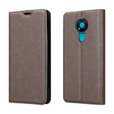 Nokia 3.4 Suojakuori Lompakkokotelo (Ruskea)