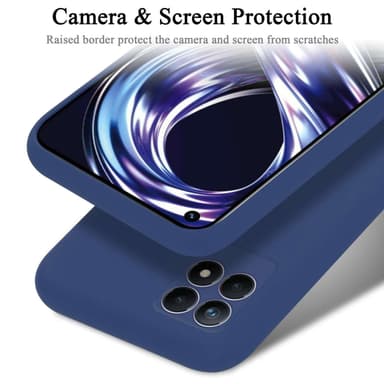 Realme 8i / Narzo 50 4G Suojakuori Kotelo (Sininen)