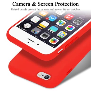 iPhone 6 PLUS / 6S PLUS Suojakuori Kotelo (Punainen)