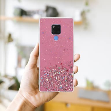 Huawei MATE 20 Suojakuori Kotelo (Vaaleanpunainen)