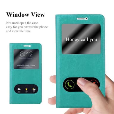 Lompakkokotelo Huawei MATE 9 Case (Turkoosi)