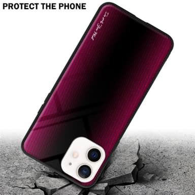 iPhone 12 MINI Suojakuori Kotelo (Vaaleanpunainen)